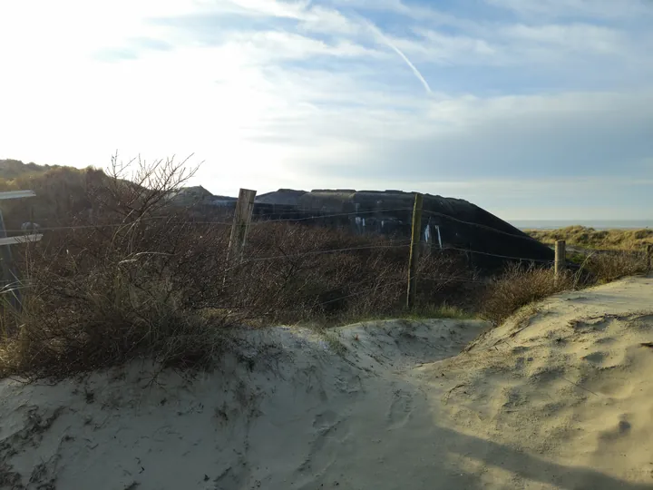 Oostnieuwkerke duinen wandeling in de koude (België)